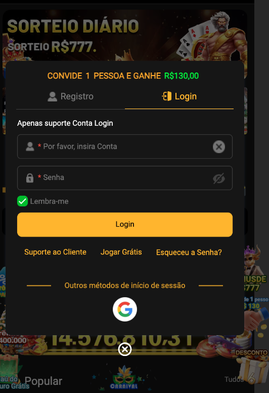 Aplicativo móvel 705BET